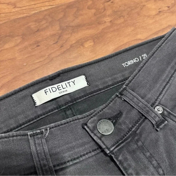 FIDELITY Denim Torino Stretch Jeans Mens Size 29 x 34 Gunmetal Grey​ - Picture 3 of 4